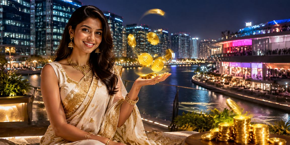 Live Casino dealer interacting with Indian player on mobile device